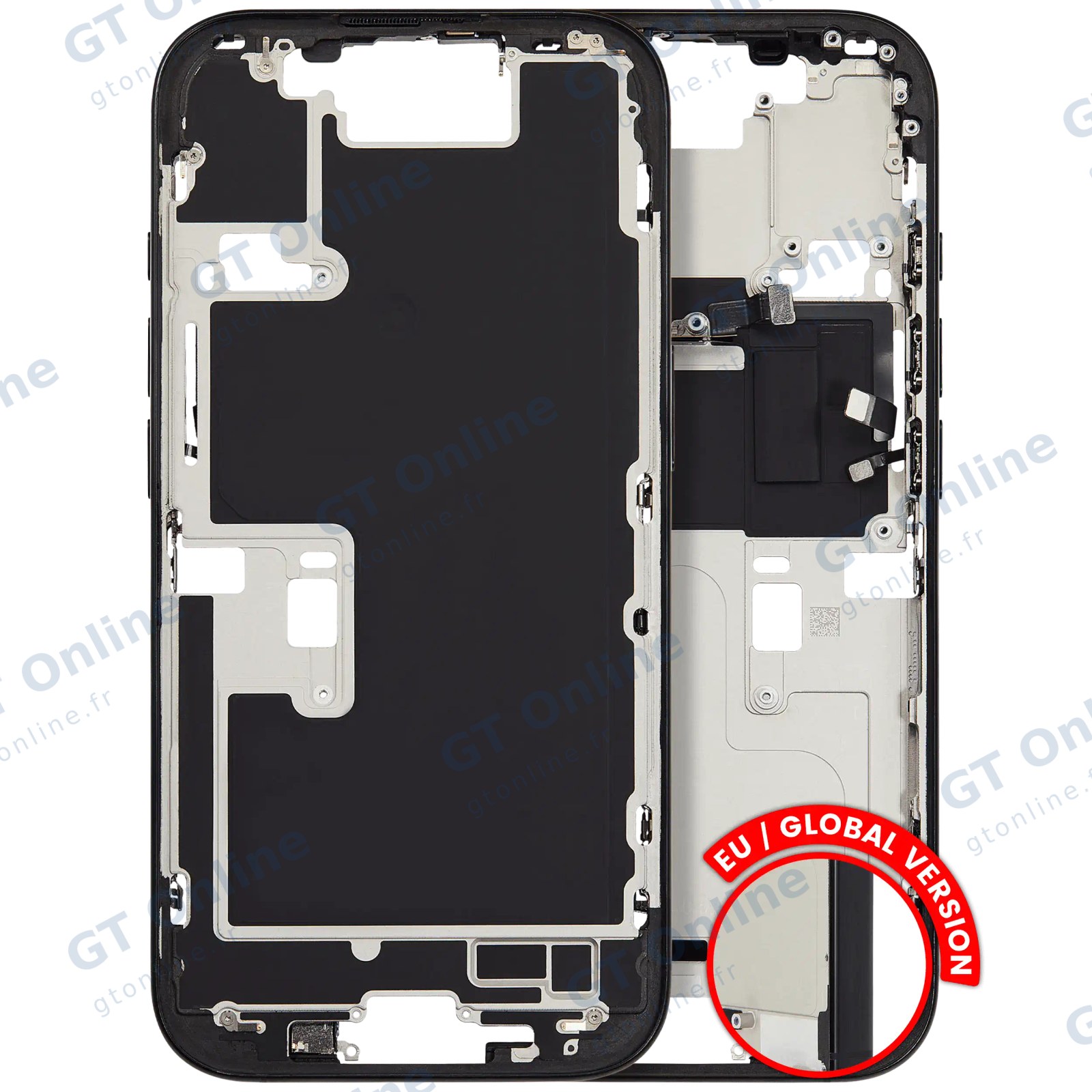 Châssis pour Apple iPhone 16 Pro (version EU, origine d'occasion — grade B, Black Titanium)