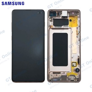 Écran Tactile Original Samsung Galaxy S10 Plus G975 GH82-18834J GH82-18849J Blanc Céramique