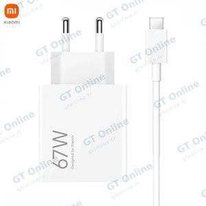 Chargeur Secteur USB Xiaomi Hypercharge Combo 67W avec Cable Type-C Blanc