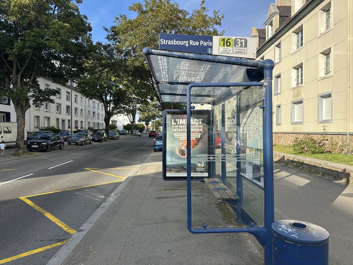 L'arrêt Strasbourg Rue de Paris