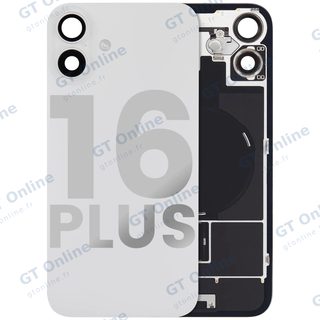 Vitre arrière pour Apple iPhone 16 Plus (origine d'occasion — grade A, blanc)
