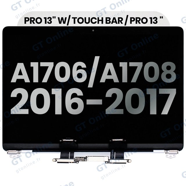 Écran pour Apple MacBook Pro 13" A1706 / A1708 (2016-2017) (origine d'occasion, argent)