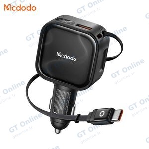 Chargeur Voiture Allume-Cigare Mcdodo CC-8670 Câble USB-C Rétractable Intégré 93W