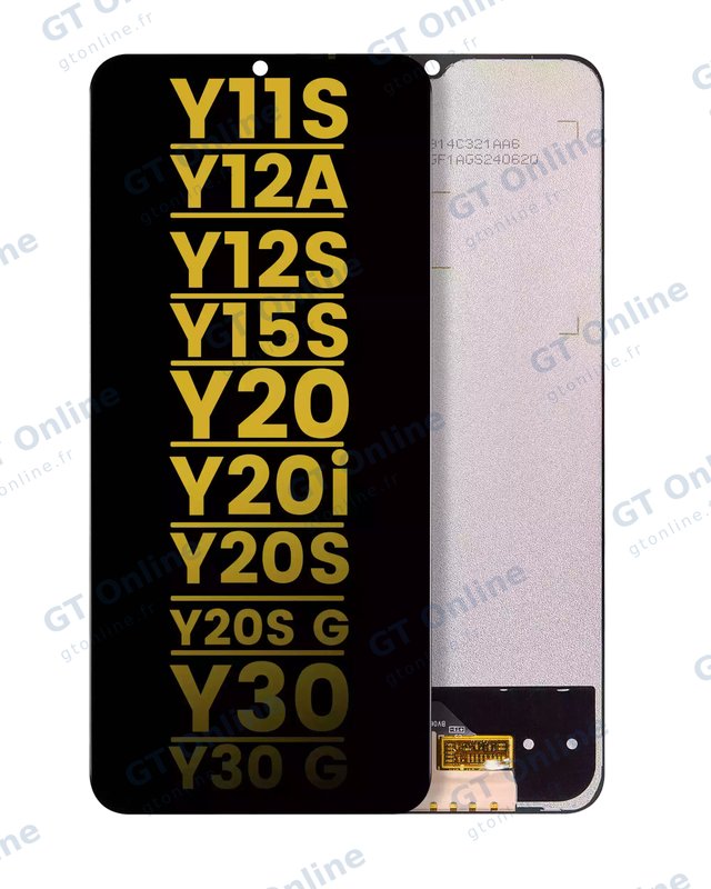 Écran pour Vivo Y11s / Y12a / Y12s / Y15s / Y20 / Y20i / Y20s / Y20s G / Y30 / Y30g (reconditionné, toutes couleurs)