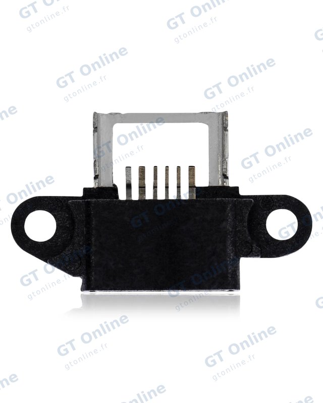 Connecteur de charge à souder — format Micro A, 6 broches, 4 points de fixation (C268)