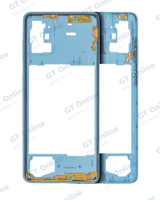 Châssis pour Samsung Galaxy A71 (A715 / 2020) (compatible premium, Prism Crush Blue)