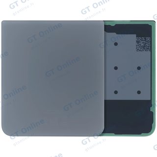 Vitre arrière pour Samsung Galaxy Z Flip 3 5G (pack service origine, gris)
