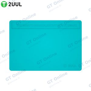Tapis de Réparation Silicone à Isolation Thermique 2UUL Anti Poussière Bleu