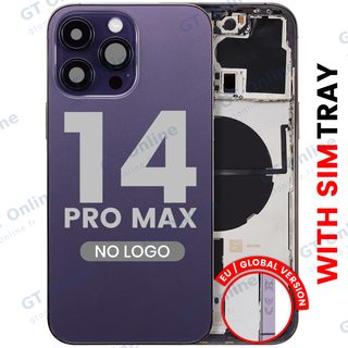 Châssis pour Apple iPhone 14 Pro Max (version EU, compatible premium, Deep Purple)