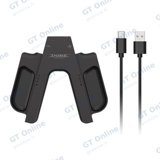 Poignée de manette avec câble de charge pour Nintendo Switch 2 DOBE TNS-3178 — noir