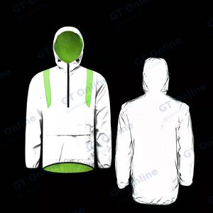 Veste Réfléchissante Coupe-Vent WOSAWE BT225 Imperméable avec Capuche (taille XS) Gris — vue 3