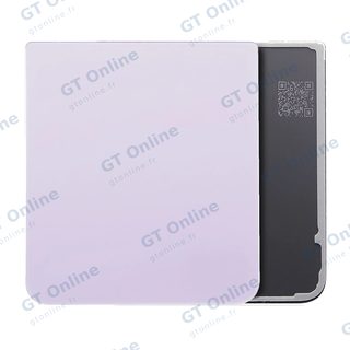 Vitre arrière pour Samsung Galaxy Z Flip 3 5G (pack service origine, lavande)