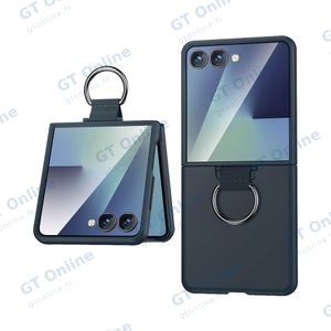 Coque de Protection avec Anneau Z-FL2 Samsung Galaxy Z Flip 8 F776 Bleu Marine