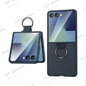 Coque de Protection avec Anneau Z-FL2 Samsung Galaxy Z Flip 8 F776 Bleu Marine