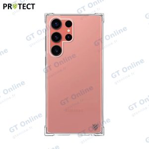 Coque Silicone Renforcée PROTECT pour Samsung Galaxy S23 Ultra 5G S918 Transparent — vue 2