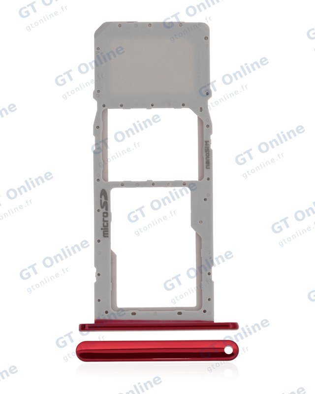 Tiroir SIM pour LG K22 (2020) (rouge)