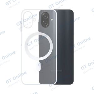 Coque Silicone MagSafe Compatible pour Samsung Galaxy A07 4G A075 Transparent