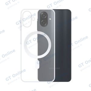 Coque Silicone MagSafe Compatible pour Samsung Galaxy A07 4G A075 Transparent
