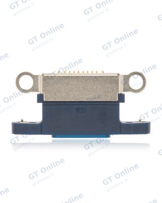 Connecteur de charge nu à souder pour Apple iPhone 12 Pro (Pacific Blue, lot de 10)