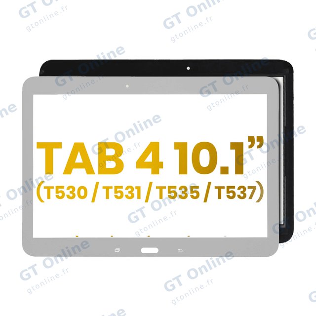 Vitre tactile pour Samsung Galaxy Tab 4 10.1" (T530 / T531 / T535 / T537) (blanc)