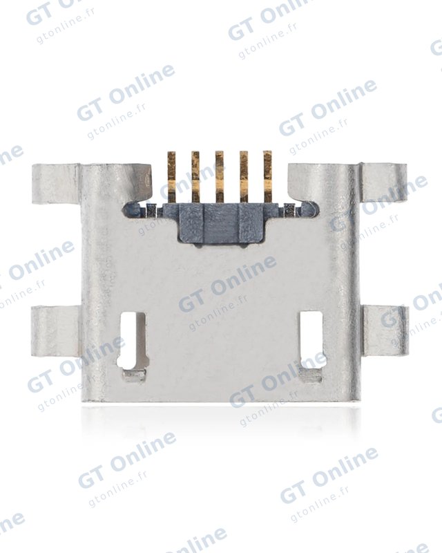 Connecteur de charge à souder — format Micro A, 5 broches, 4 points de fixation (C101)