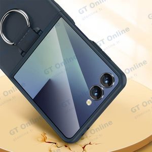 Coque de Protection avec Anneau Z-FL2 Samsung Galaxy Z Flip 8 F776 Bleu Marine — vue 2