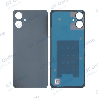 Coque arrière avec lentille de caméra pour Samsung Galaxy A06 5G (A066 / 2025) (sans logo, compatible, noir)