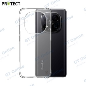 Coque Silicone Renforcée PROTECT pour Xiaomi Redmi Note 14 Pro+ 5G Transparent