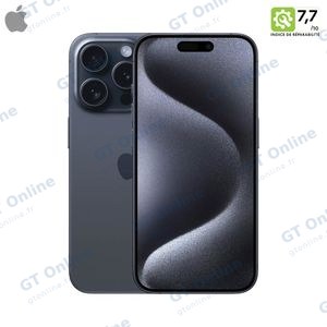 Smartphone Occasion Apple iPhone 15 Pro Max 256Go Grade B Titane Bleu