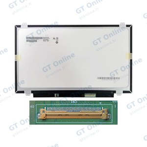 Dalle Ordinateur Portable 14.0" Slim FHD (1920x1080) LCD 60Hz, eDP 40pin Droite — (B140HAN02.2 / B140HAN02.5)
