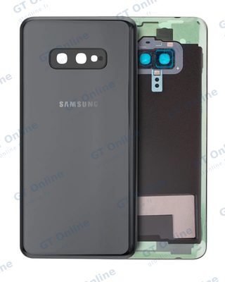 Vitre arrière pour Samsung Galaxy S10E (pack service origine, noir Prism)