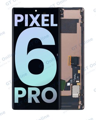 Écran OLED avec châssis et capteur d’empreintes pour Google Pixel 6 Pro (origine, toutes couleurs)