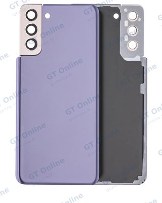 Vitre arrière pour Samsung Galaxy S21 Plus (sans logo, compatible premium, Phantom Violet)
