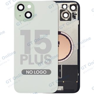 Vitre arrière pour Apple iPhone 15 Plus (sans logo, vert) — réf. 107183138943