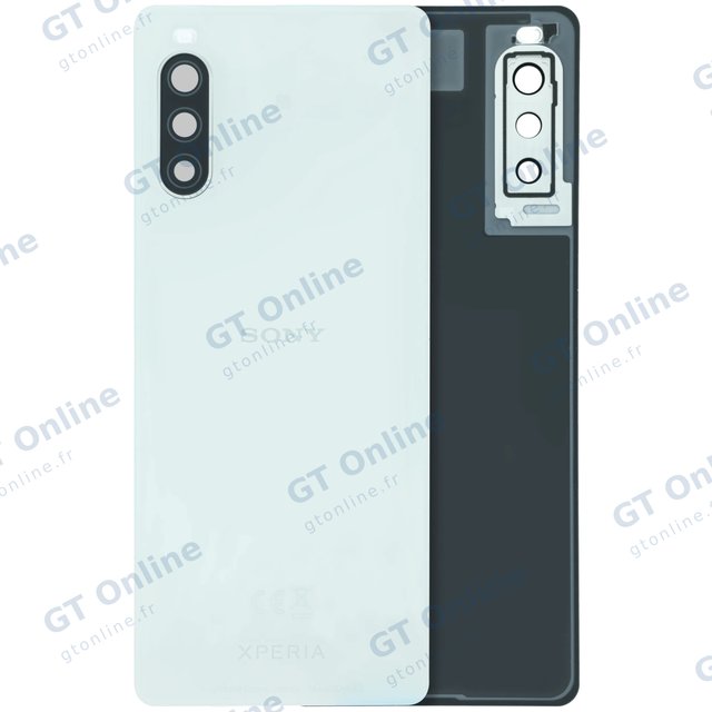 Vitre arrière pour Sony Xperia 10 II (Genuine, blanc)