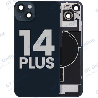 Vitre arrière avec MagSafe, NFC et nappe flash pour Apple iPhone 14 Plus (origine d'occasion — grade A, minuit) — vue 1