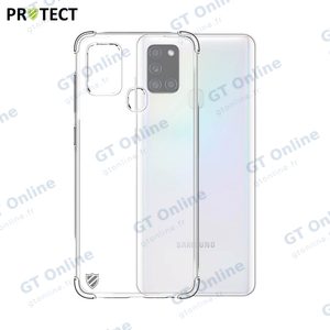 Coque Silicone Renforcée PROTECT pour Samsung Galaxy A21S A217F Transparent