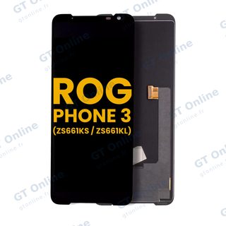 Écran OLED sans châssis pour Asus ROG Phone 3 (ZS661KS / ZS661KL) (reconditionné, toutes couleurs)