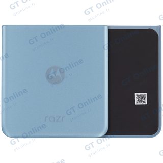 Vitre arrière pour Motorola Razr Plus / Razr 40 Ultra (XT2321 / 2023) (premium, Glacier Blue)
