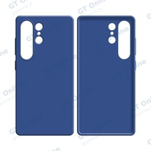 Coque Silicone Compatible pour Samsung Galaxy S25 Ultra S938 (#16) Bleu Marine — vue 2
