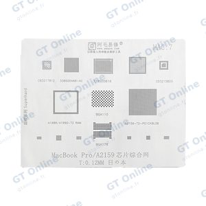Pochoir Rebillage pour BGA MacBook AMAOE MAC7