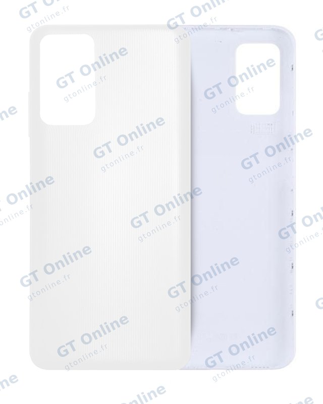 Vitre arrière pour Samsung Galaxy A03s (A037M / 2021) (pack service origine, blanc)