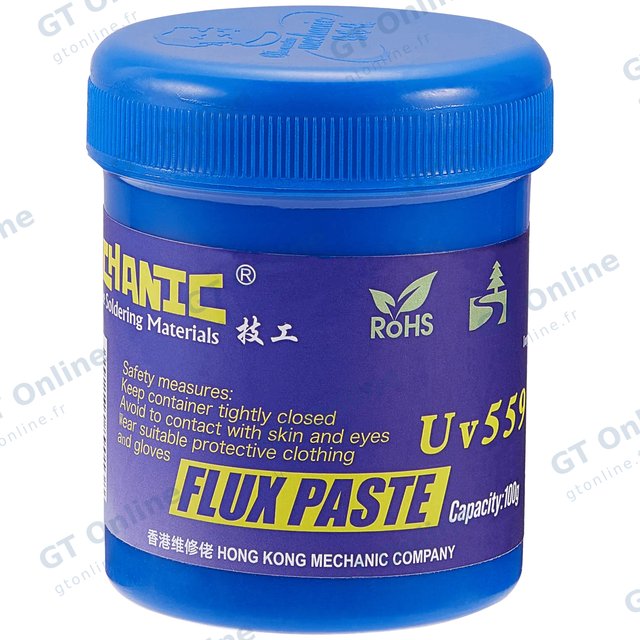 Flux en pâte Mechanic 559 en flacon bleu (100 g)