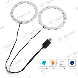 Bande lumineuse pour PlayStation 5 / PS5 Slim / PS5 Pro DOBE TP5-35120