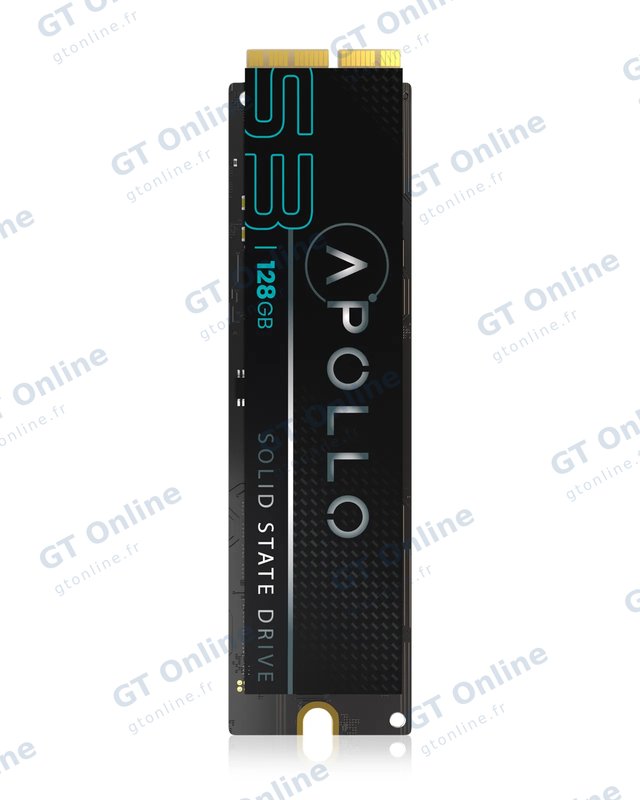 Apollo S3 128GB Mac SSD (NVME PCIe Gen3X4) pour apollo MacBook Air 11 & 13" A1465 A1466 (Mid 2013-2017) (2013)