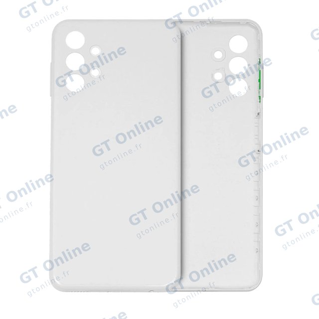 Vitre arrière pour Samsung Galaxy A13 4G (A135 / 2022) (pack service origine, blanc)