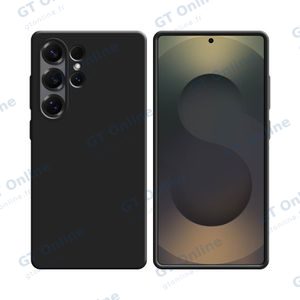 Coque Silicone Compatible pour Samsung Galaxy S25 Ultra S938 (#3) Noir