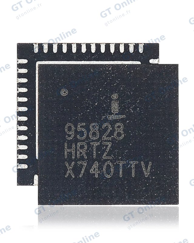 Circuit intégré d’alimentation CPU / GPU pour Apple MacBook Pro 13" / 15" A1706 / A1707 / A1708 (2016-2017) (NTERSIL: SL95828HRTZ / ISL95828:U7100: QFN-48 Pin)