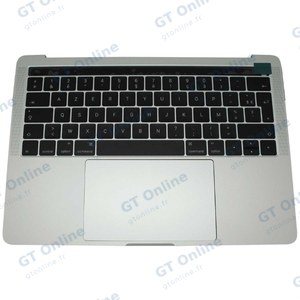Top Case Apple MacBook Pro Touch Bar Retina 15" (2019) A1990/MacBook Pro Touch Bar Retina 15" (2018) A1990 — Argent