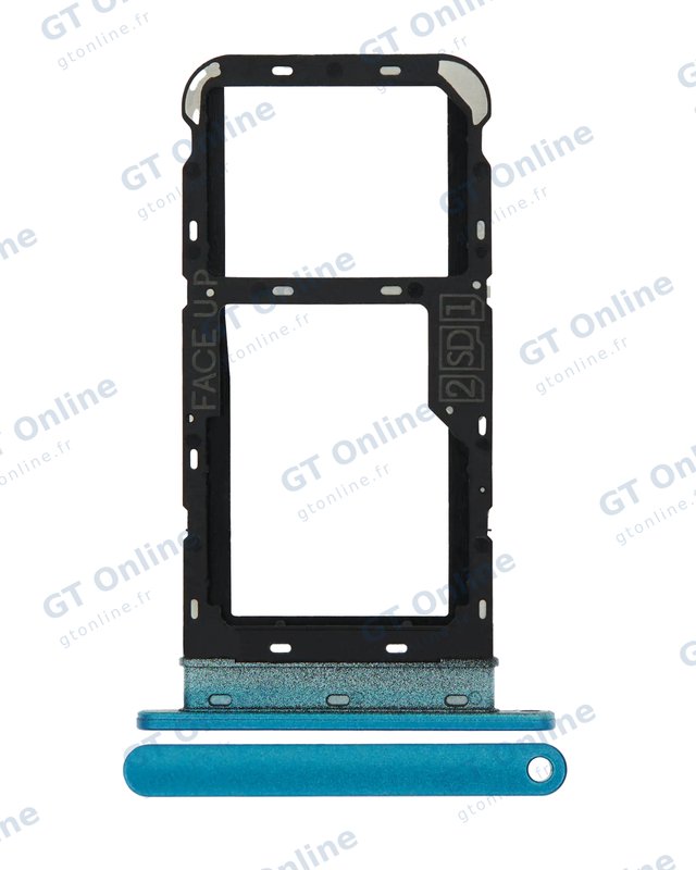 Tiroir SIM pour Motorola Moto E7 Power (XT2097-6 / 2021) (Tahiti Blue)